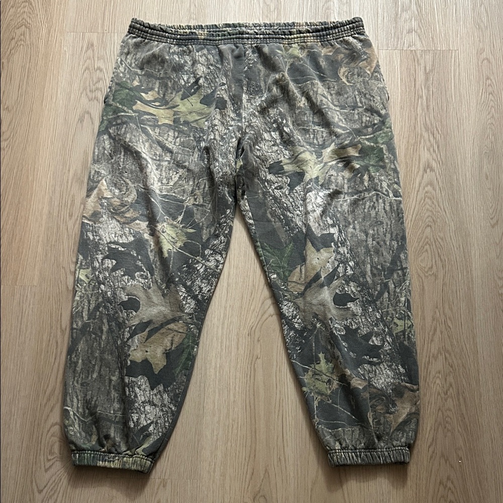 Vintage Field & Stream Men's Mossy Oak Camo Jogger sweatpants XL